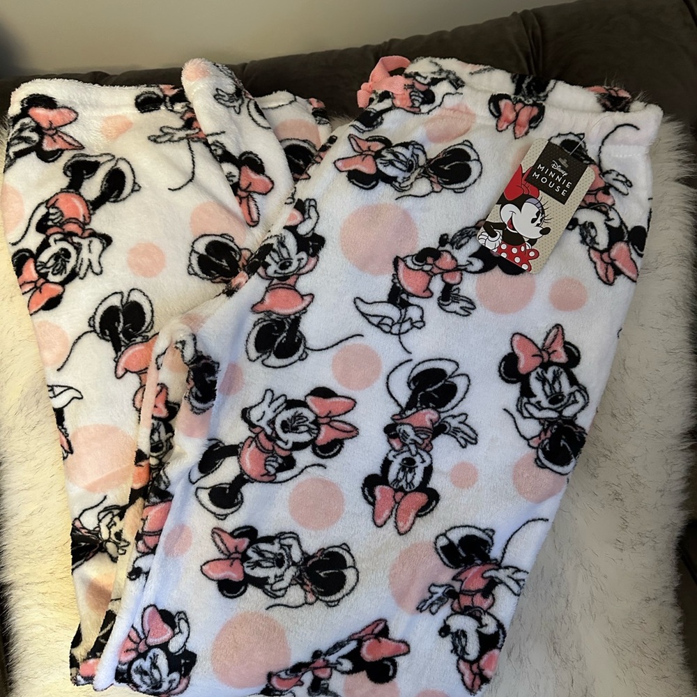 Disney Minnie Mouse Pajamas - Pink and White